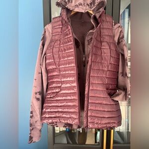 Women's scuba and goose down vest